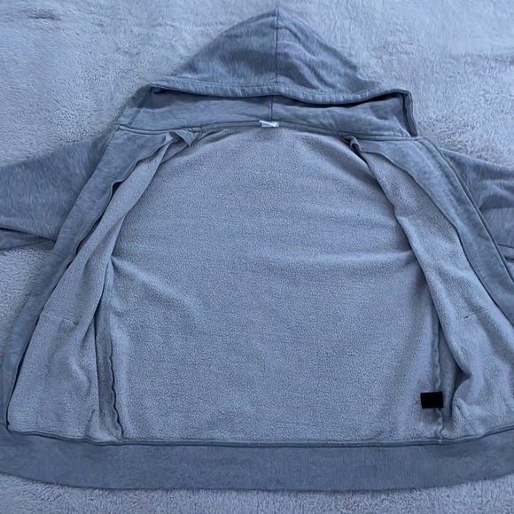 Grey Zip-up Hoodie - Santorini Greek Island - Picture 3 of 5